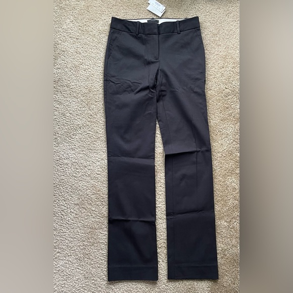 NWT J. Crew Favorite Fit Black Business Pants 0 - Picture 5 of 7